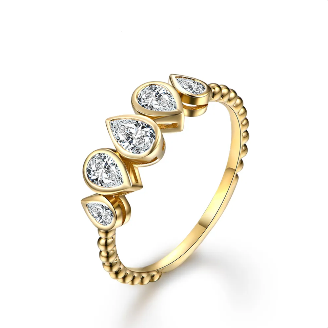 angela thirkell moissanite ring - 0.3 carat - oxford jewellery™