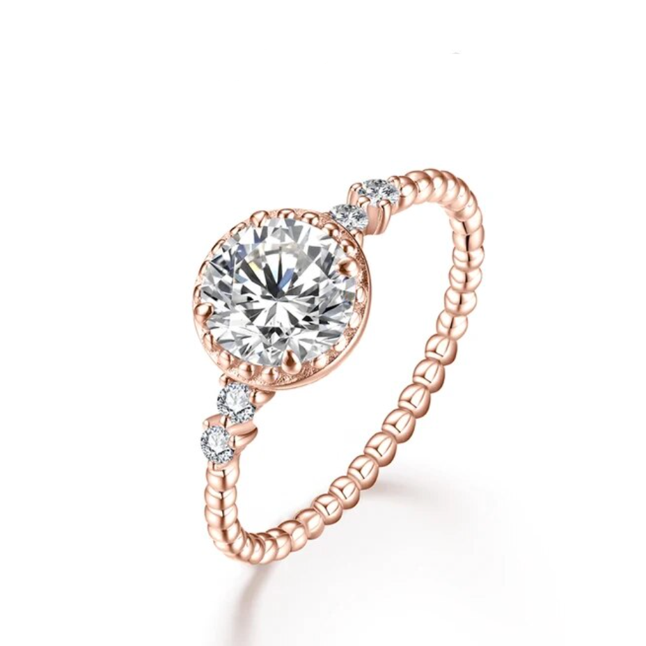nina bawden moissanite ring - 1 carat - oxford jewellery™