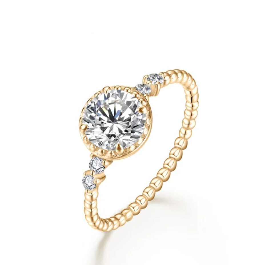 nina bawden moissanite ring - 1 carat - oxford jewellery™