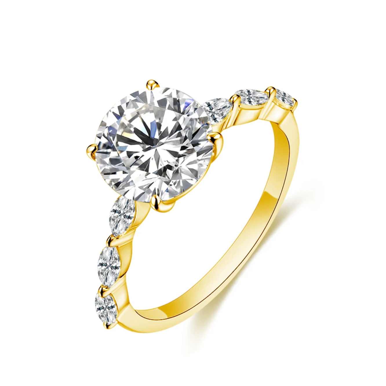 Mary Wesley Moissanite Ring - 3 Carat - Oxford Jewellery™