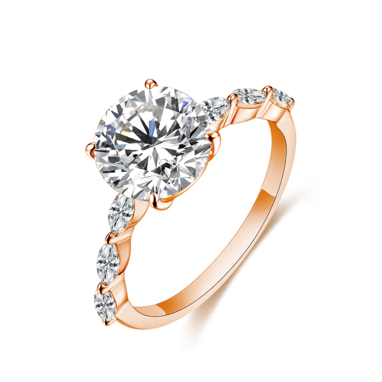 Mary Wesley Moissanite Ring - 3 Carat - Oxford Jewellery™
