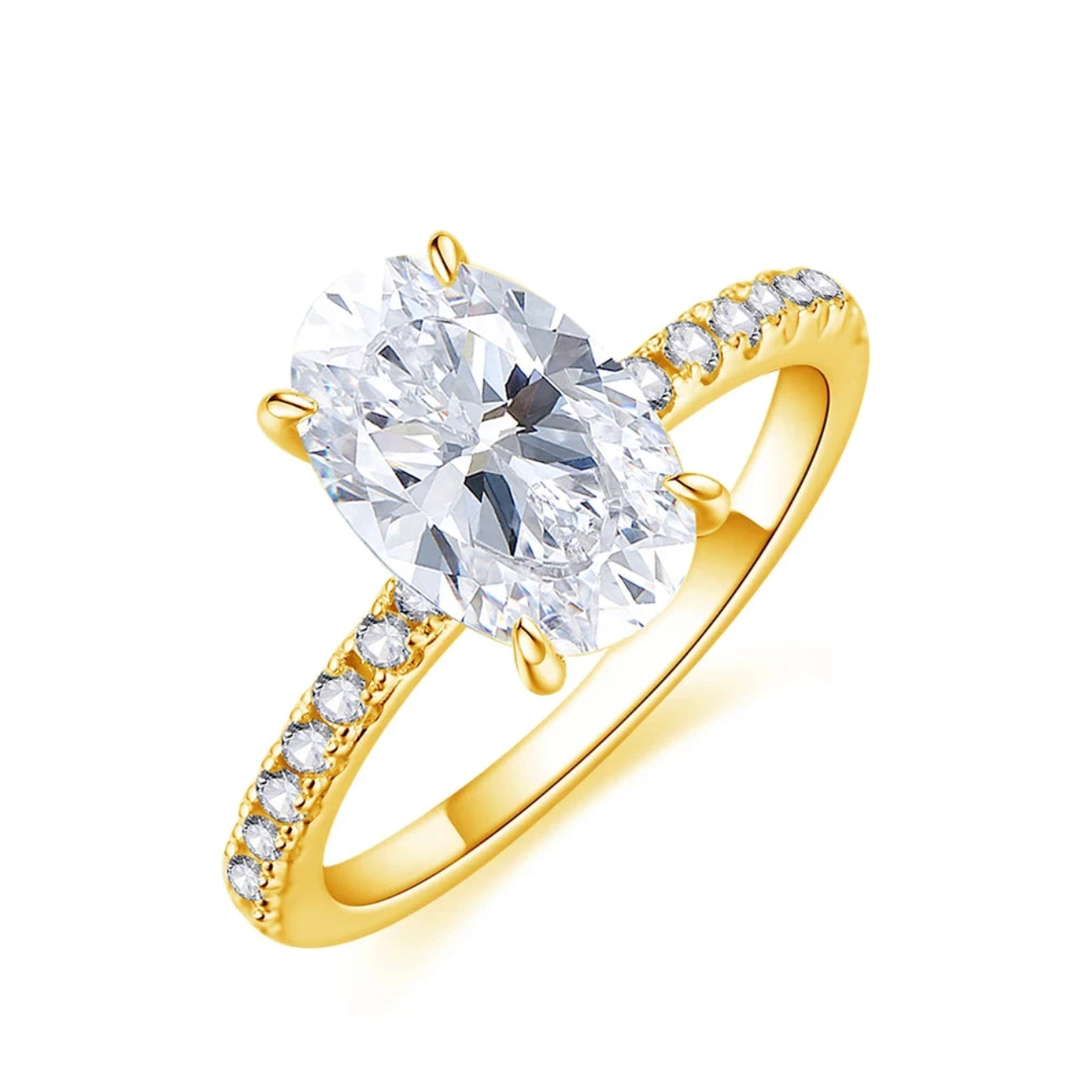 Ivy C. Burnett Moissanite Ring - 3.5 Carat - Oxford Jewellery™