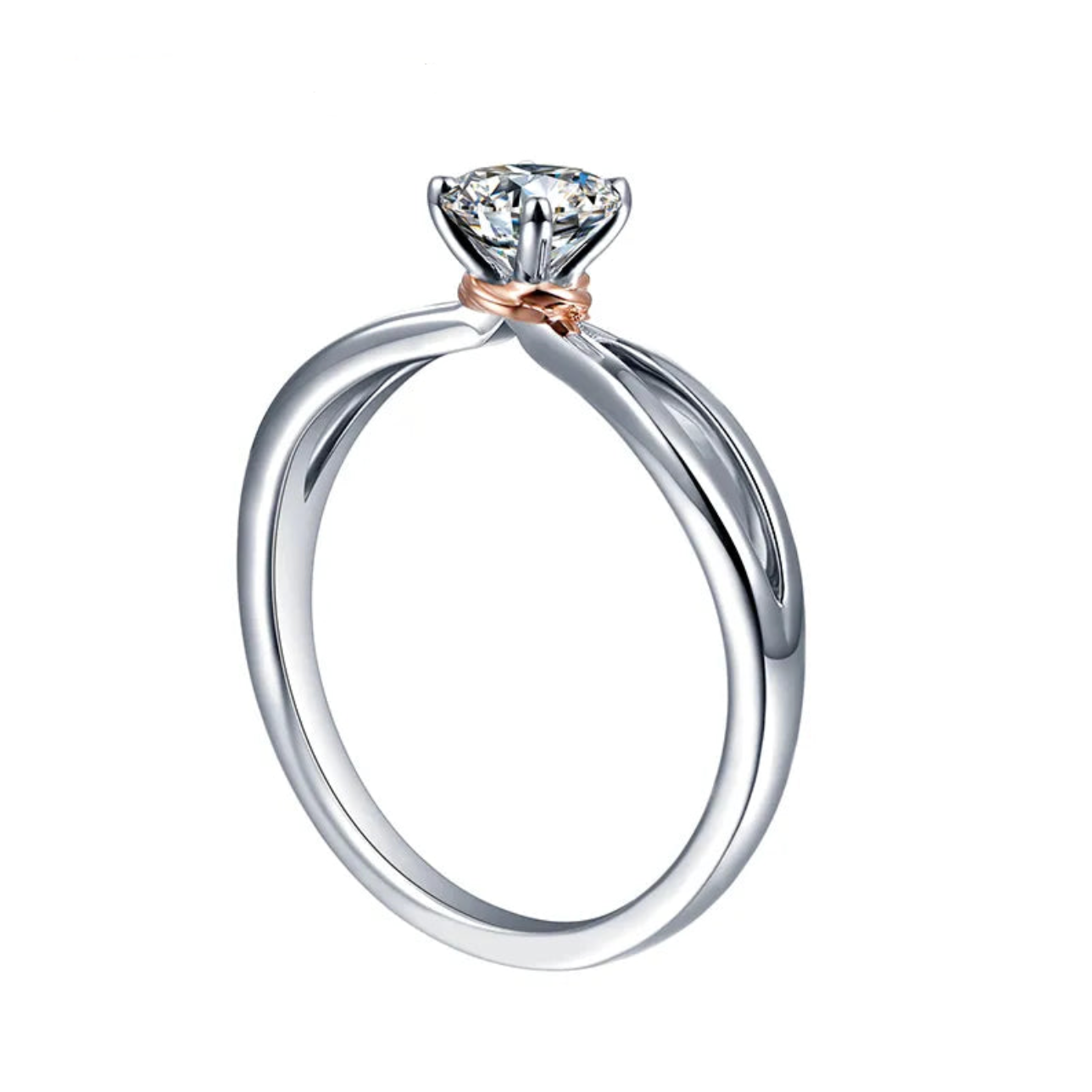 Rosamond Lehmann Moissanite Ring - 0.5 Carat - Oxford Jewellery™