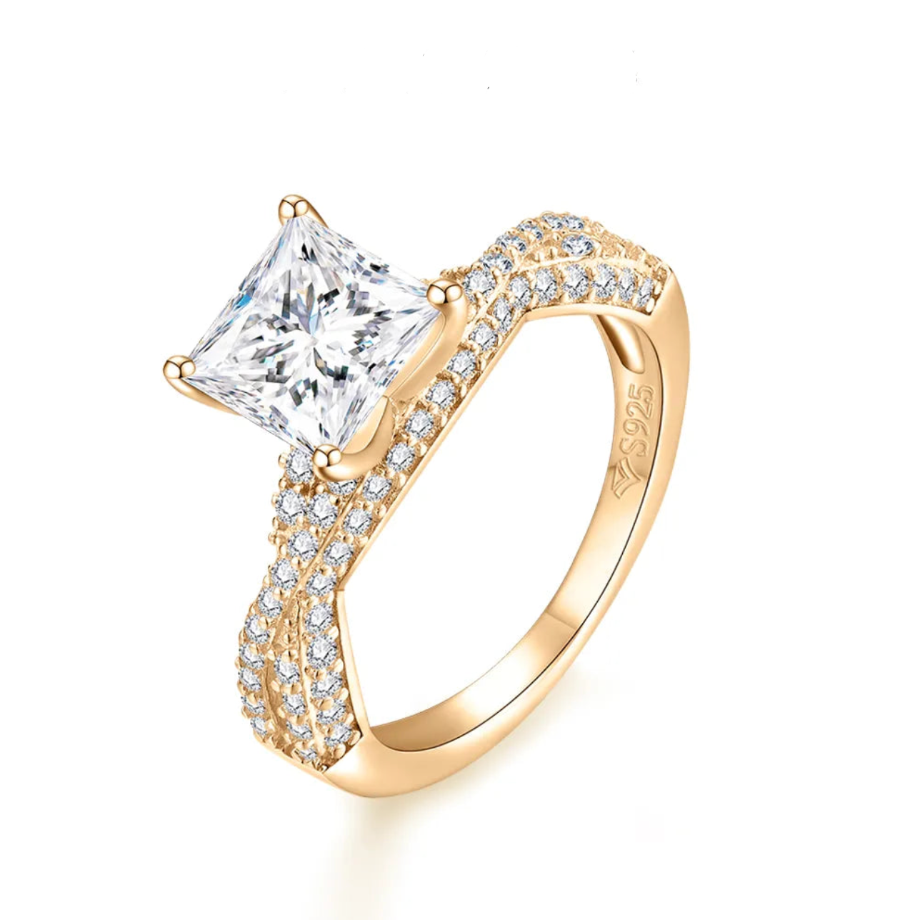 mary collyer moissanite ring - 2 carat - oxford jewellery™