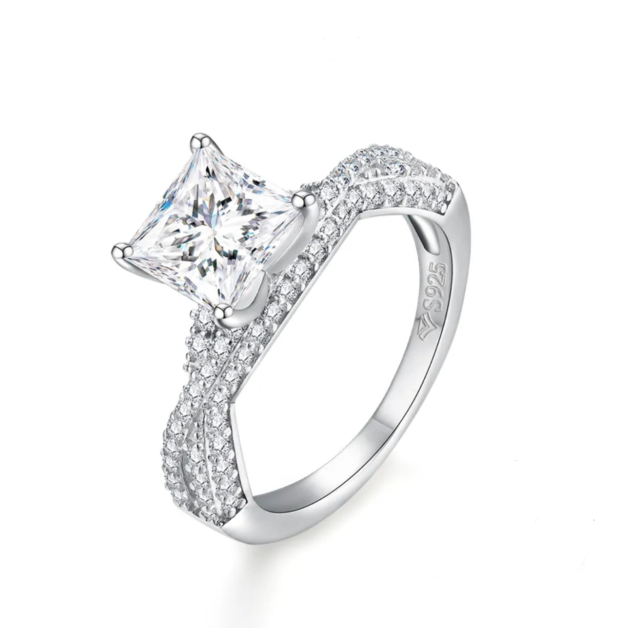 mary collyer moissanite ring - 2 carat - oxford jewellery™