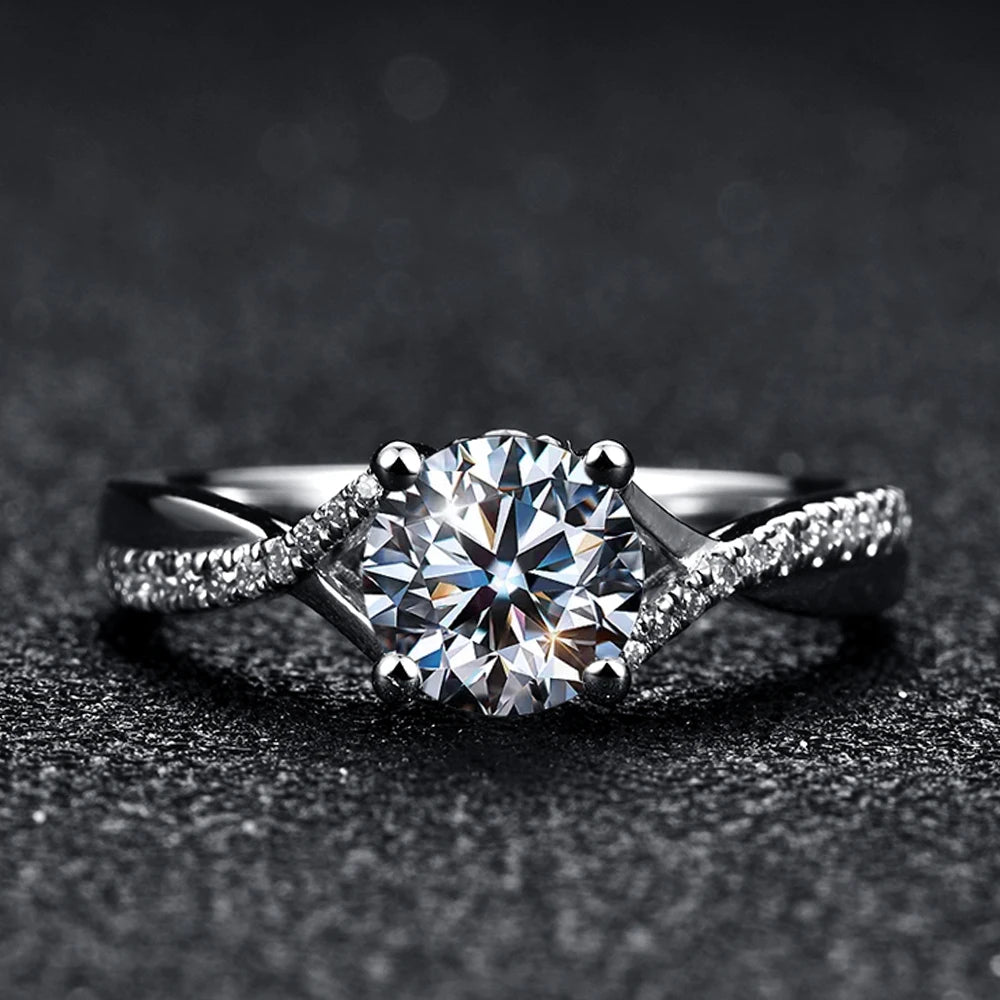 hester chapone moissanite ring - 1 carat - oxford jewellery™