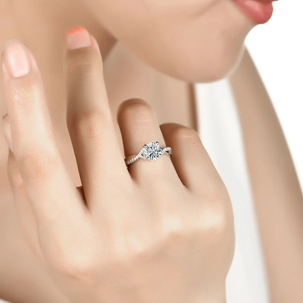 hester chapone moissanite ring - 1 carat - oxford jewellery™