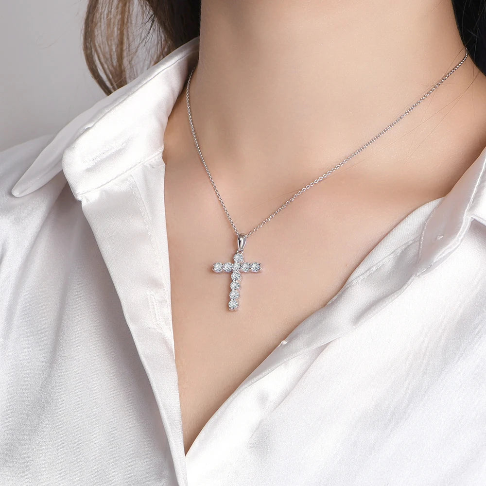 Divine Grace Moissanite Necklace - Oxford Jewellery™