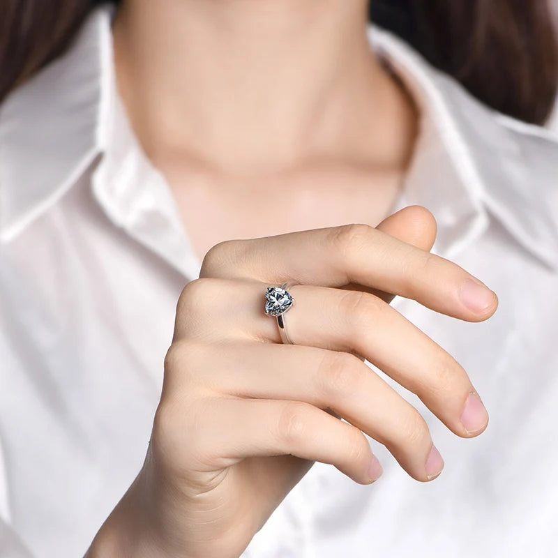 Rumer Godden Moissanite Ring - 2 Carat - Oxford Jewellery™