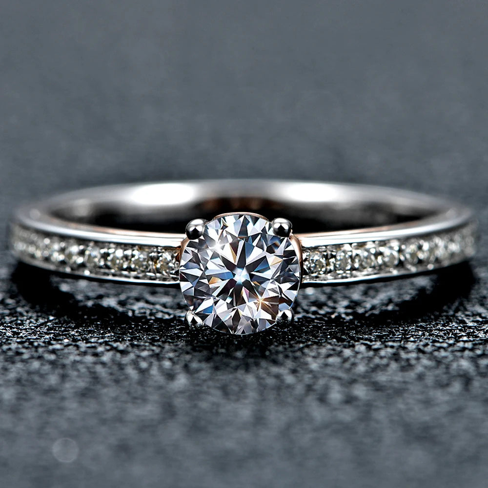 naomi mitchison moissanite ring - 0.5 carat - oxford jewellery™
