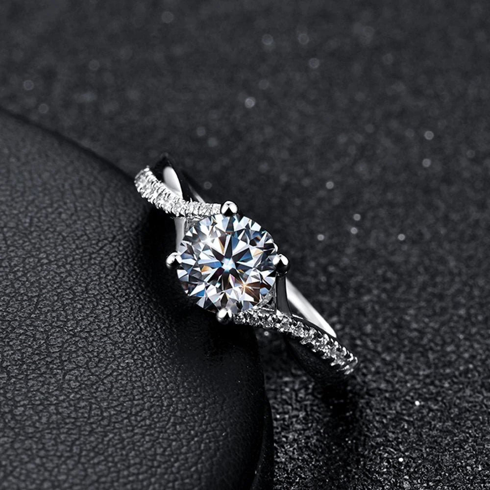 hester chapone moissanite ring - 1 carat - oxford jewellery™