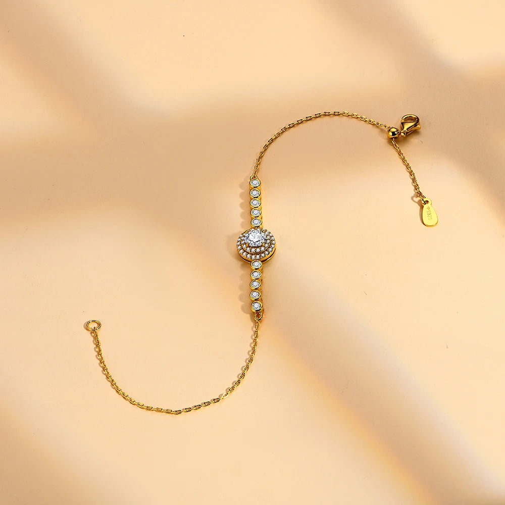 gra moissanite bracelet featuring lab grown moissanite diamonds