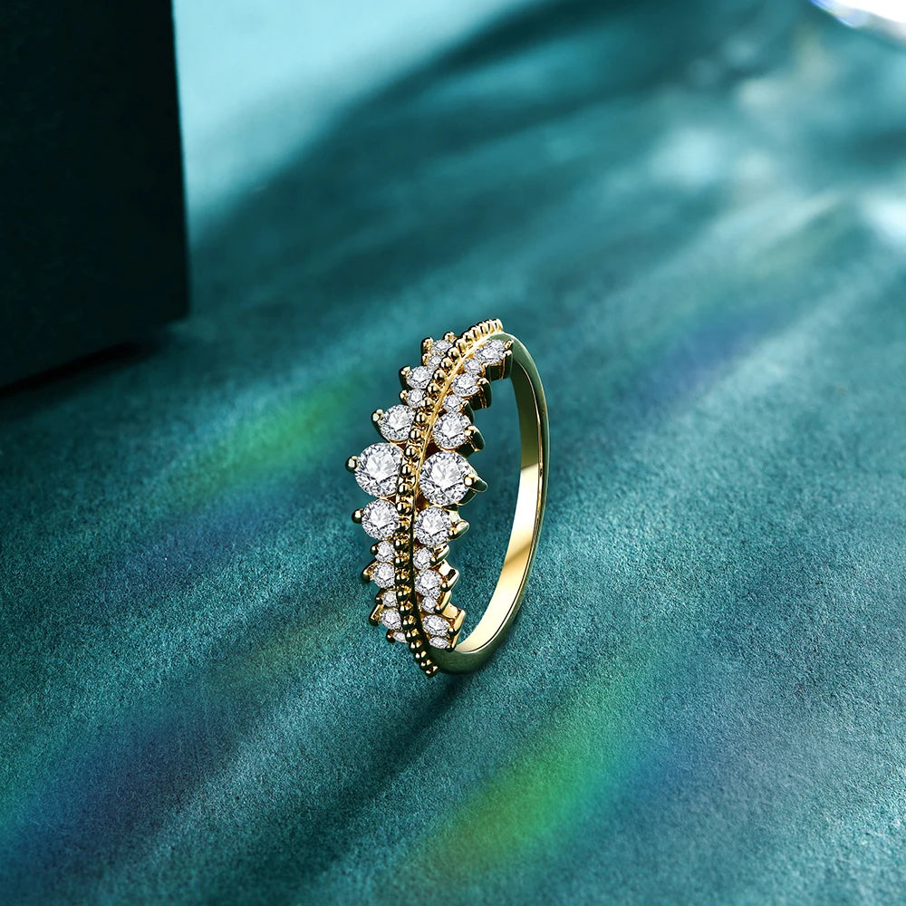 georgette heyer moissanite ring - 0.5 carat - oxford jewellery™