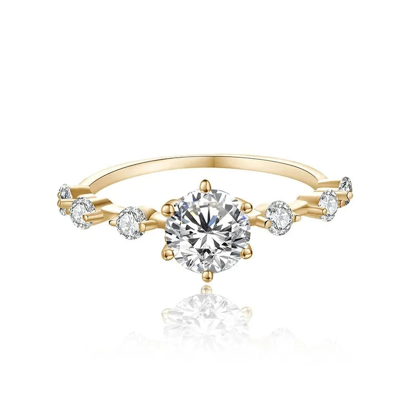 Rose Macaulay Moissanite Ring - 1 Carat - Oxford Jewellery™
