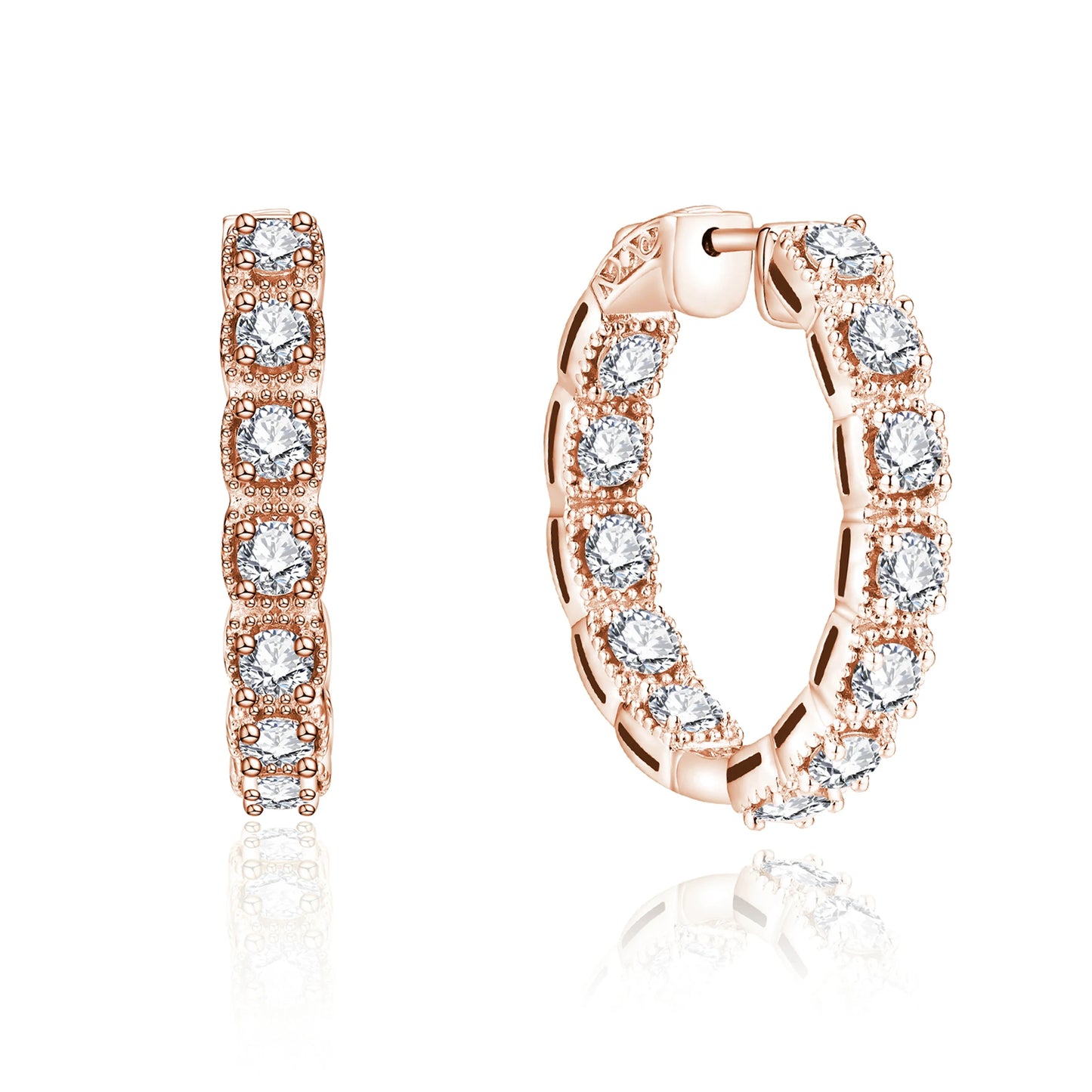 sophisticated lab grown diamond drop earrings that exude timeless charm.