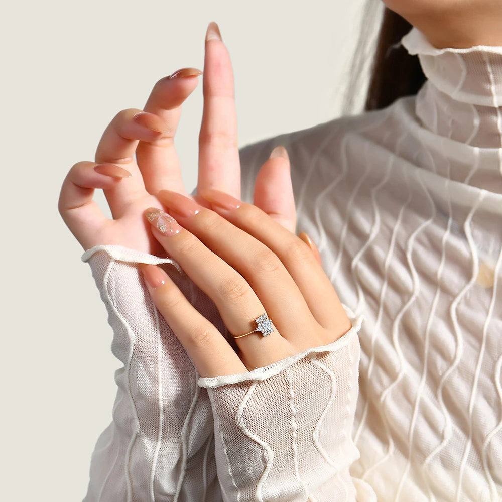 radclyffe hall moissanite ring - 1 carat - oxford jewellery™
