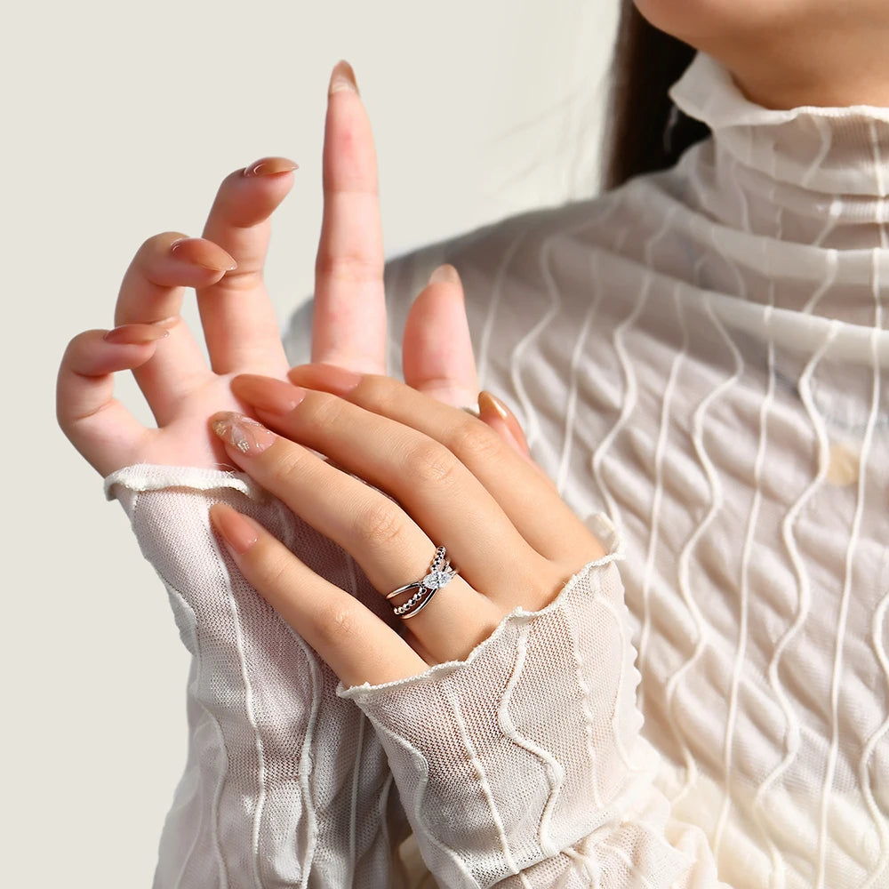 Edith Sitwell Moissanite Ring - 0.50 Carat - Oxford Jewellery™
