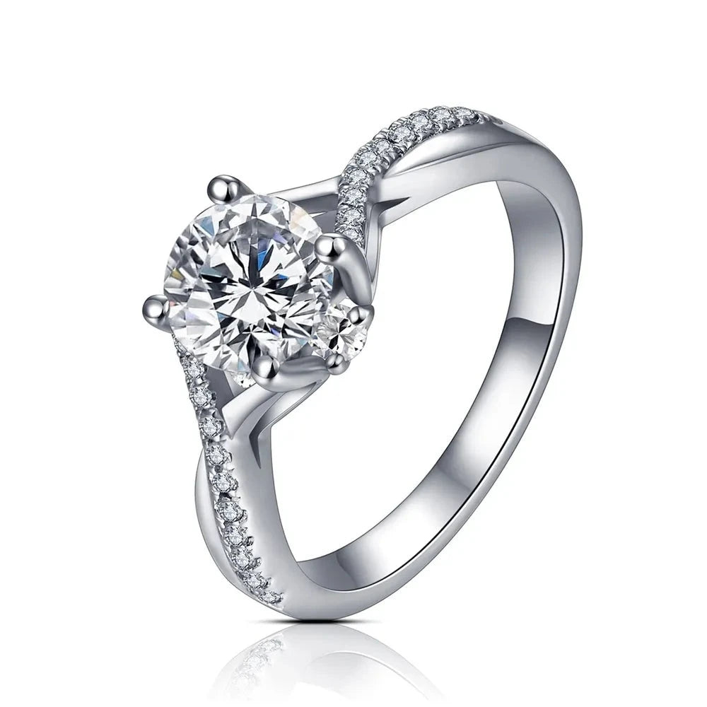 hester chapone moissanite ring - 1 carat - oxford jewellery™