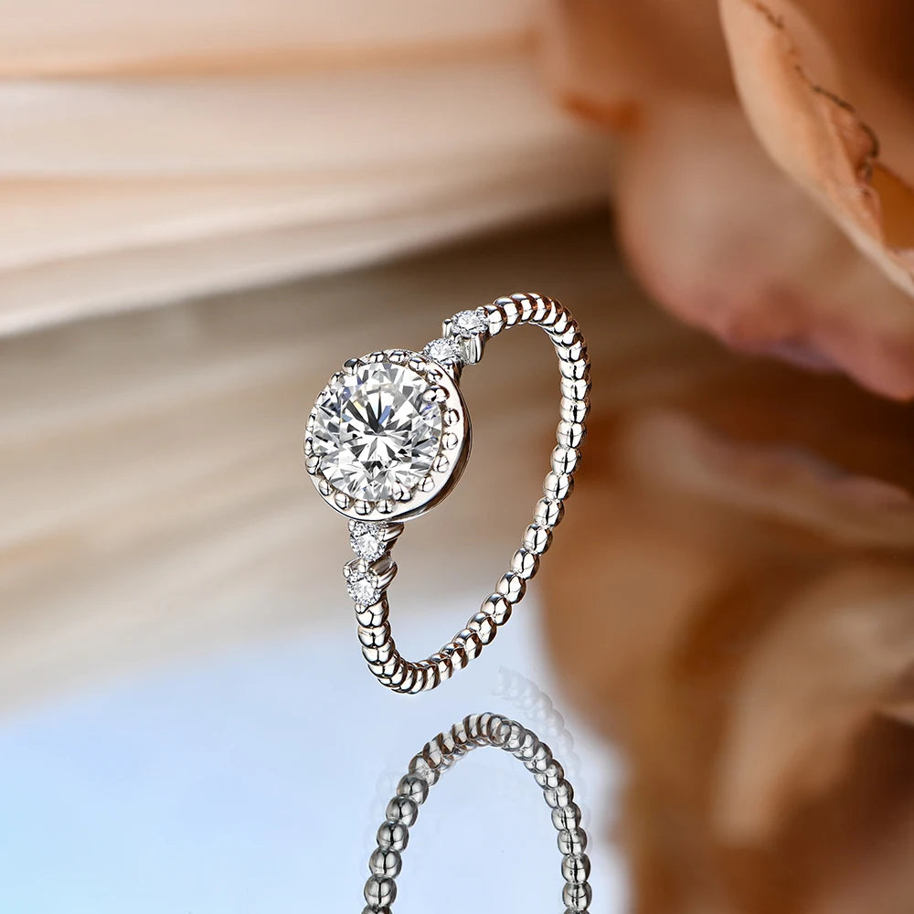 nina bawden moissanite ring - 1 carat - oxford jewellery™