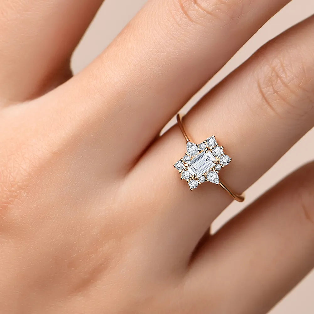 radclyffe hall moissanite ring - 1 carat - oxford jewellery™