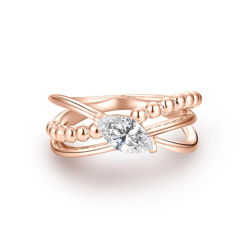 Edith Sitwell Moissanite Ring - 0.50 Carat - Oxford Jewellery™