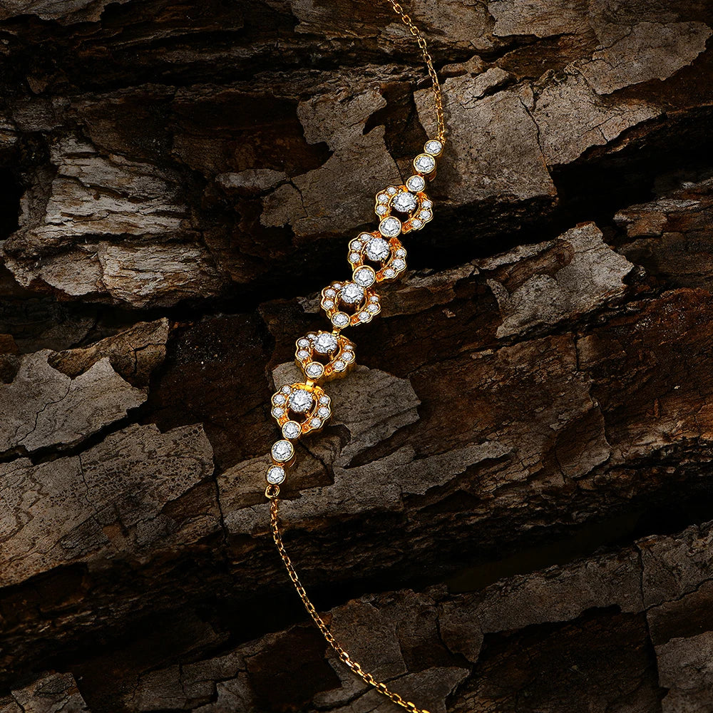 gorgeous diamond bangles designed for bridal wear and special celebrations.