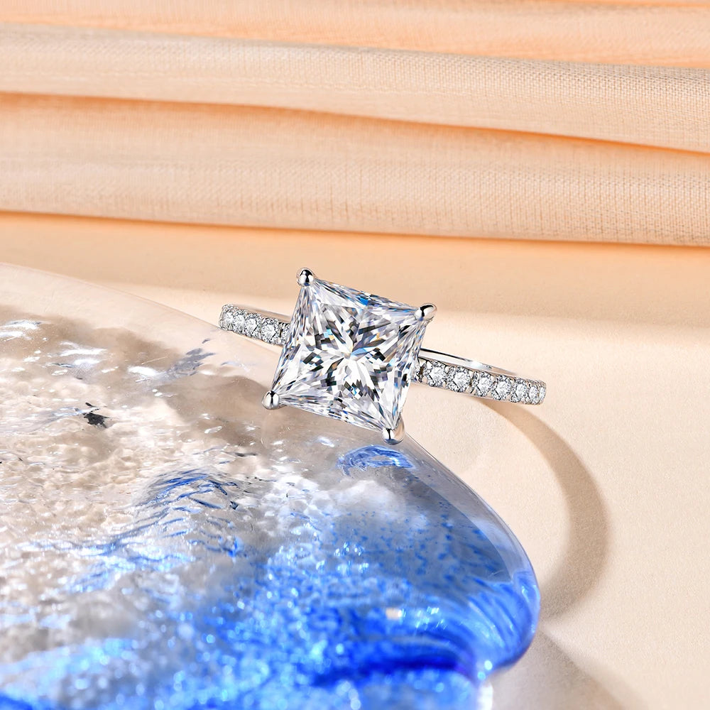 May Sinclair Moissanite Ring - 3 Carat - Oxford Jewellery™