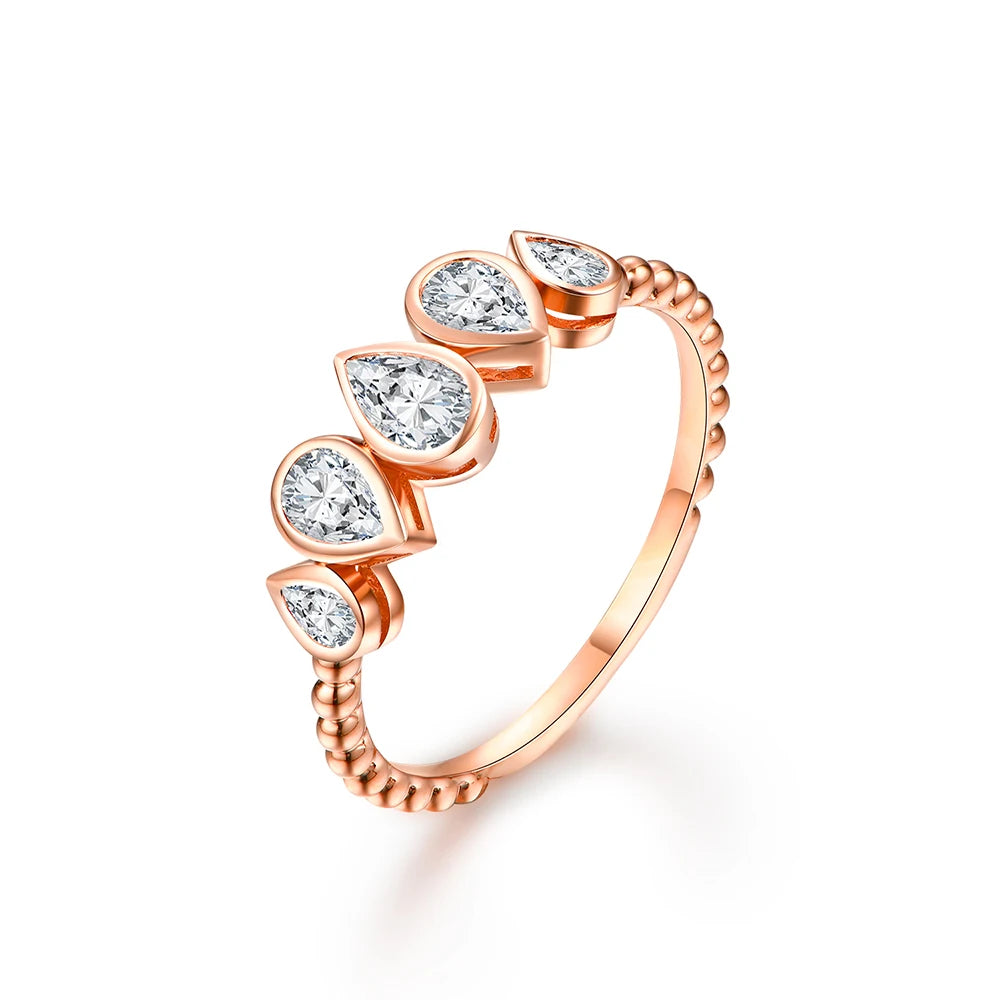 angela thirkell moissanite ring - 0.3 carat - oxford jewellery™