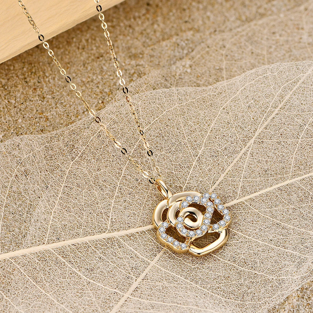 london botanic garden moissanite necklace - oxford jewellery™