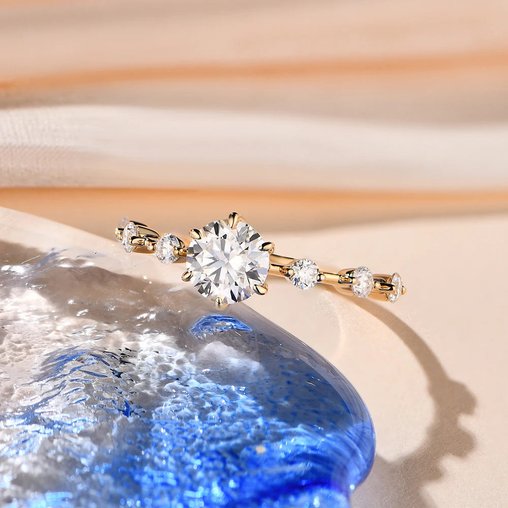 Rose Macaulay Moissanite Ring - 1 Carat - Oxford Jewellery™