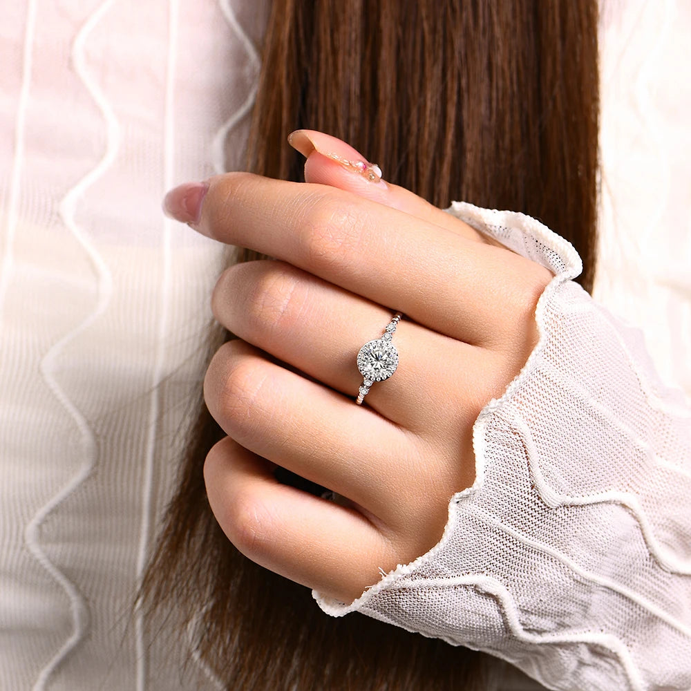 nina bawden moissanite ring - 1 carat - oxford jewellery™