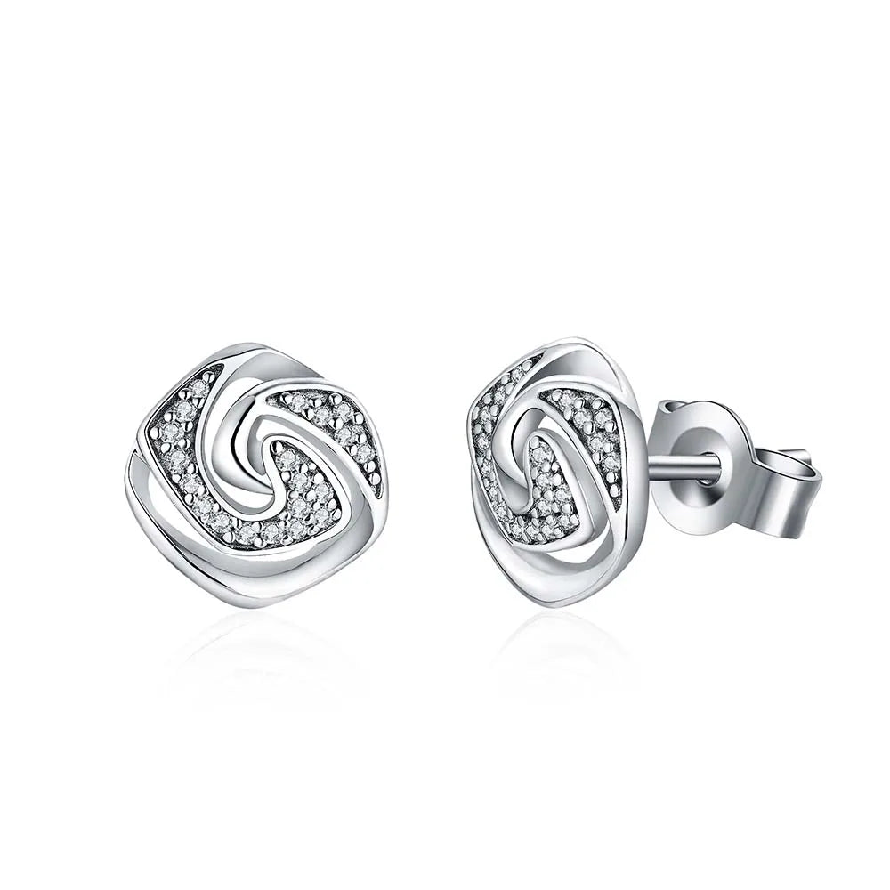 elegant moissanite stud earrings with a timeless and sophisticated design.