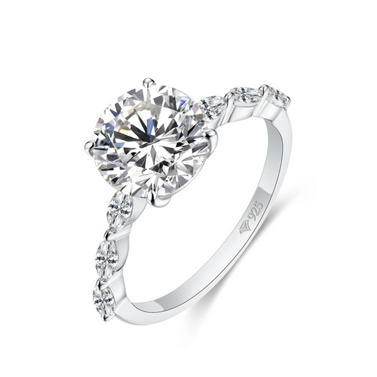 Mary Wesley Moissanite Ring - 3 Carat - Oxford Jewellery™