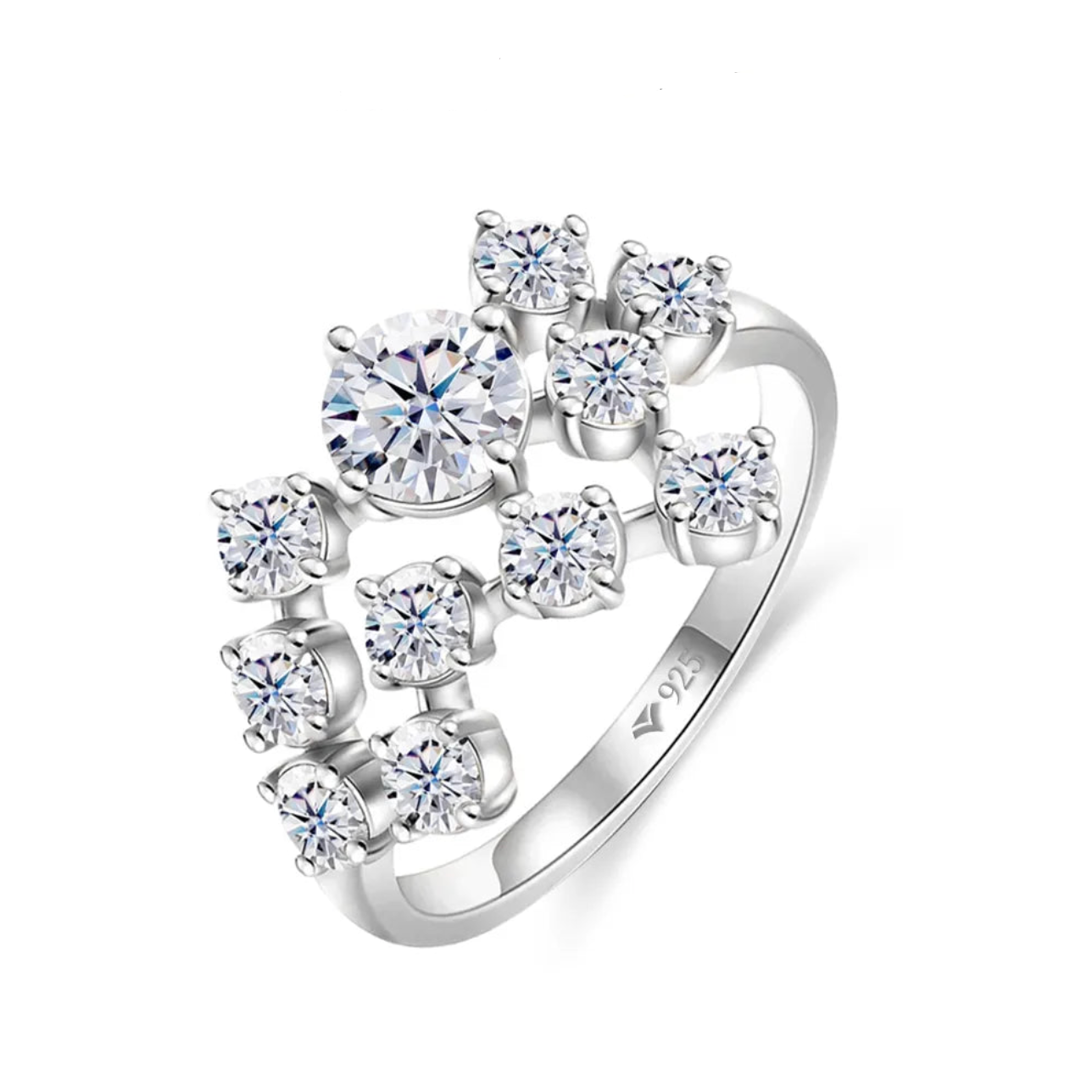 winifred holtby moissanite ring - 1.5 carat - oxford jewellery™