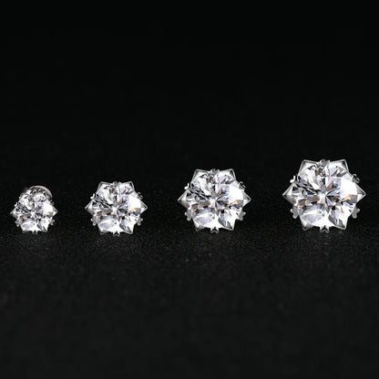 Heartbeat Moissanite Stud Earrings - Oxford Jewellery™