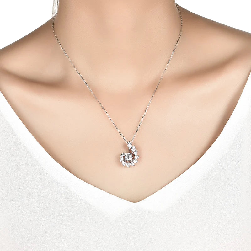 oxfordshire odyssey moissanite necklace - oxford jewellery™