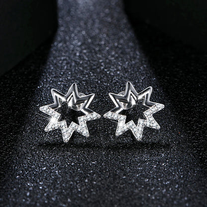 British Starlight Moissanite Stud Earrings - Oxford Jewellery™