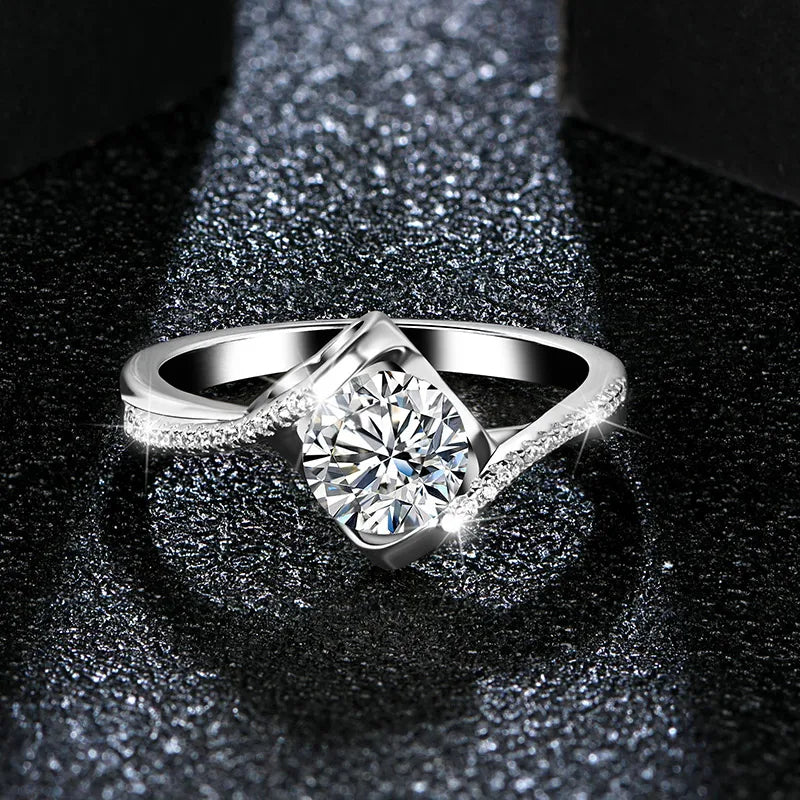 mary shelley moissanite ring - 1 carat - oxford jewellery™