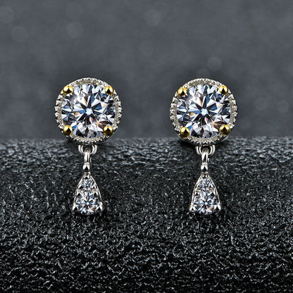 Oxford Clepsydra Moissanite Earrings - Oxford Jewellery™