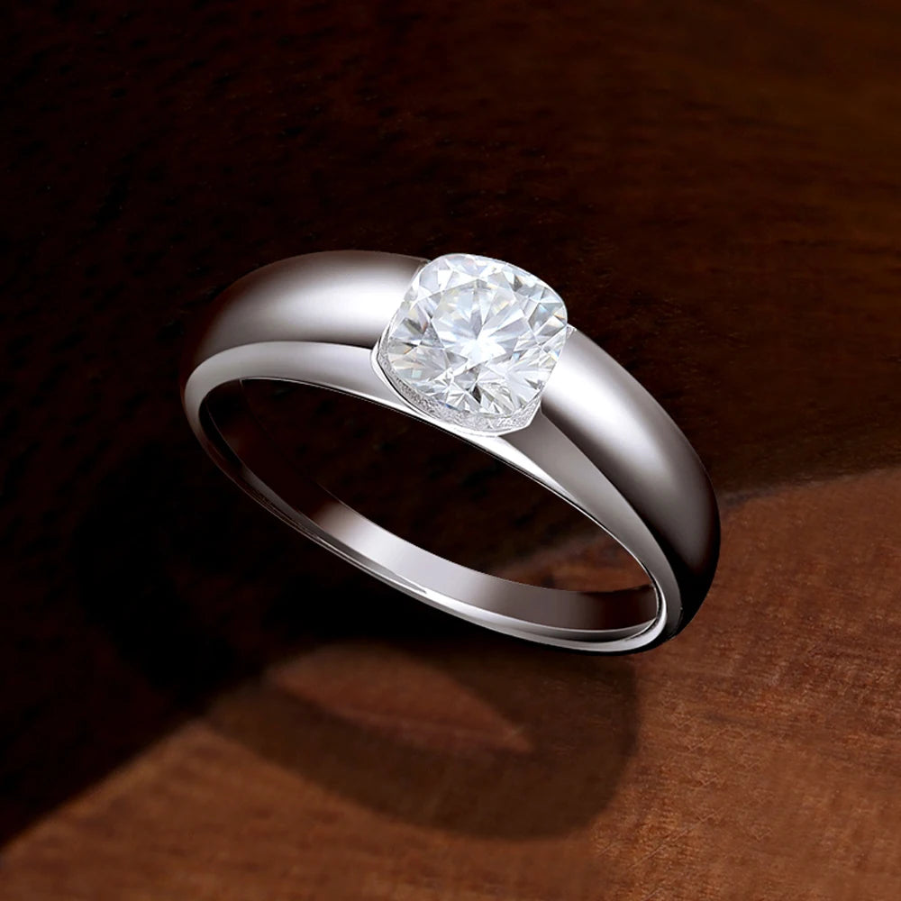 daphne du maurier moissanite ring - 1 carat - oxford jewellery™