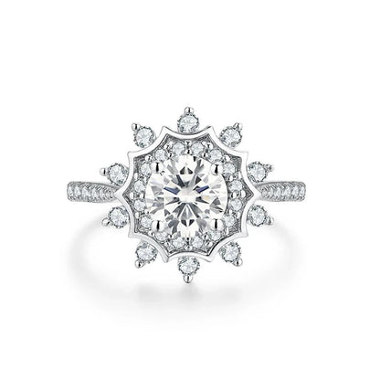 Elizabeth Gaskell Moissanite Ring - 1 Carat - Oxford Jewellery™