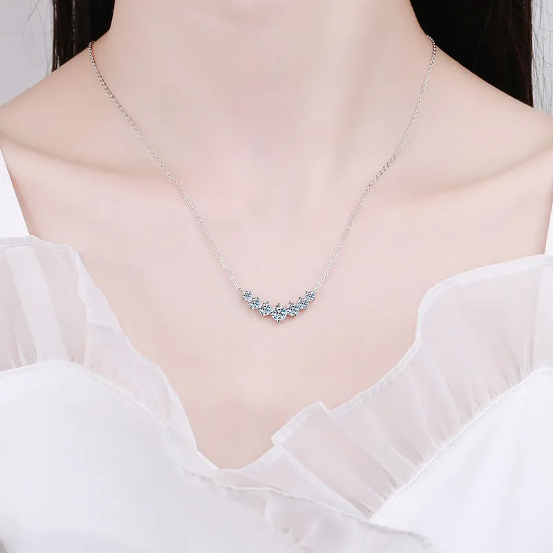 primerose hill serenity moissanite necklace - oxford jewellery™