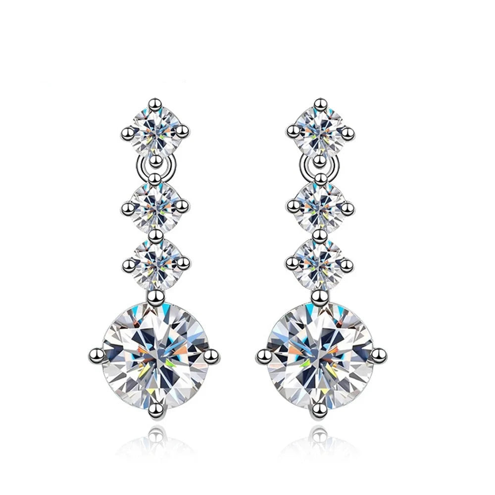 london radiance moissanite earrings - oxford jewellery™