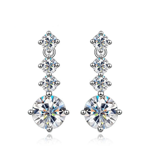 London Radiance Moissanite Earrings - Oxford Jewellery™