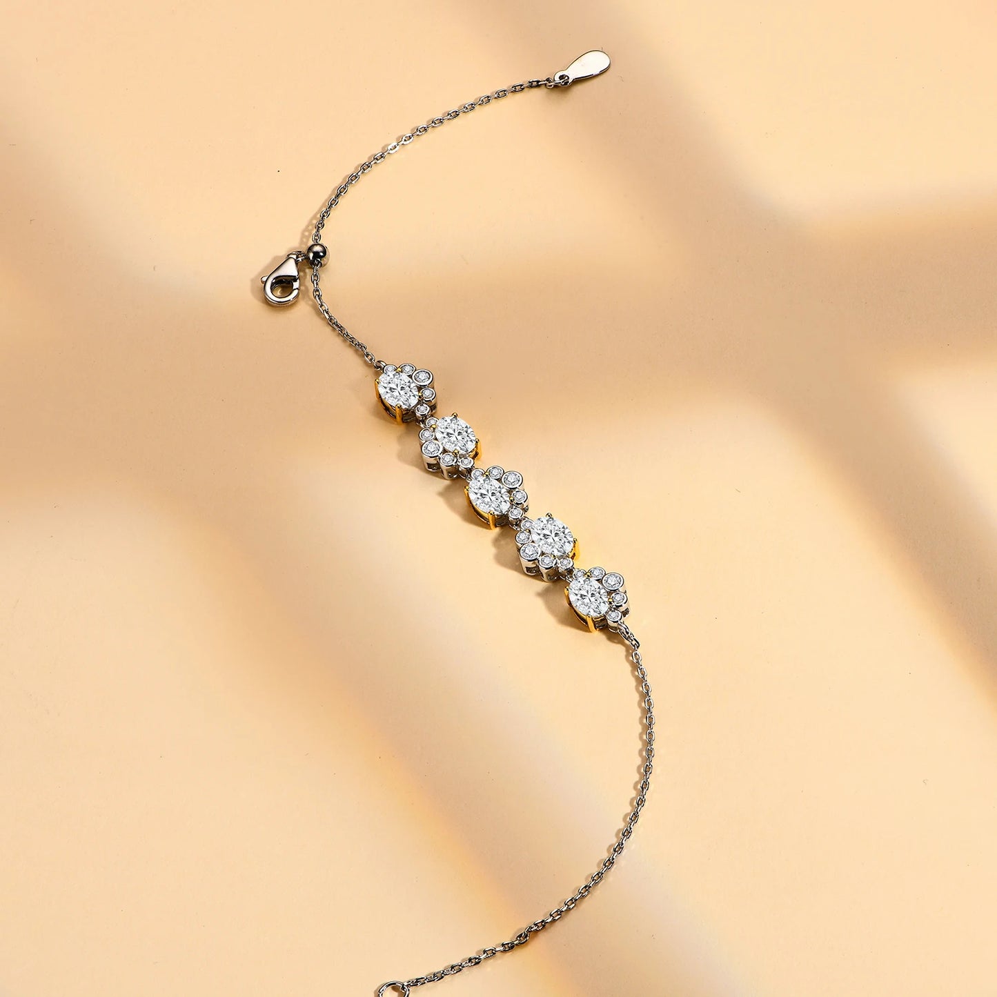 buckingham elegance moissanite bracelet - oxford jewellery™