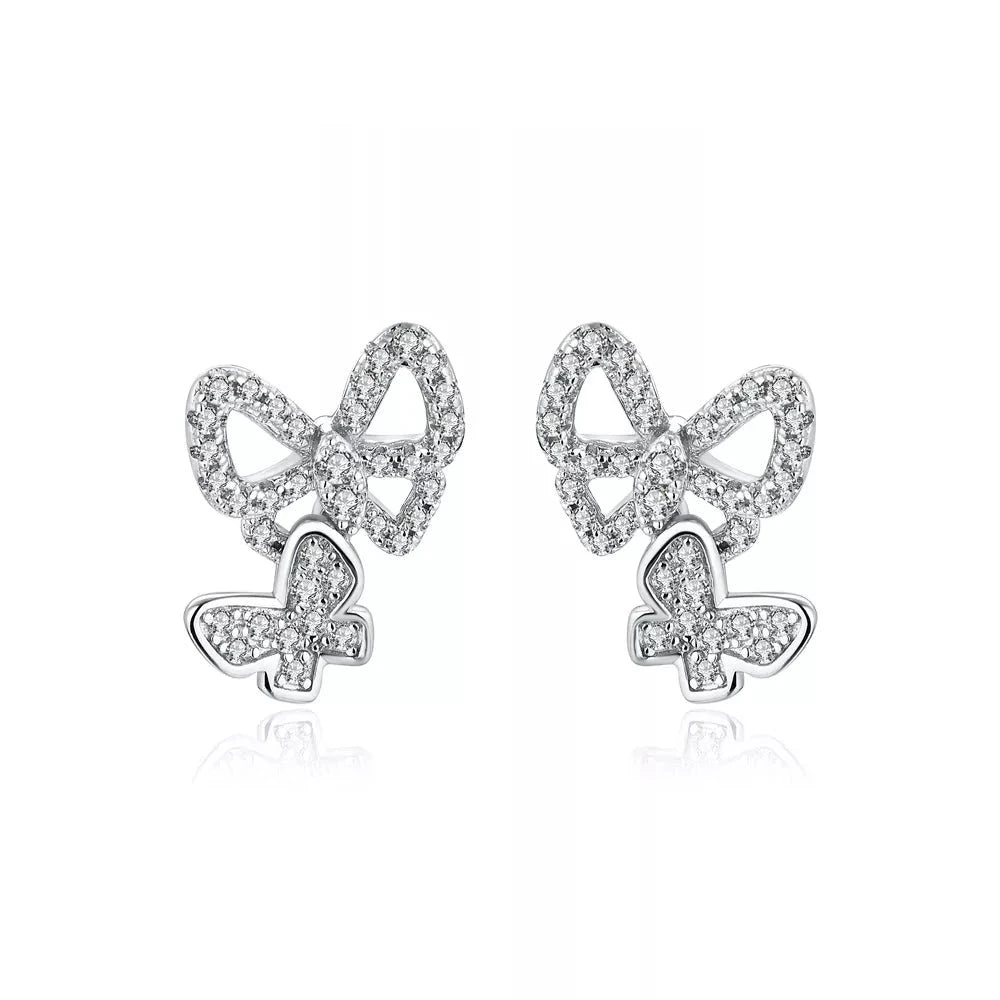 oxford botanic garden moissanite earrings - oxford jewellery™