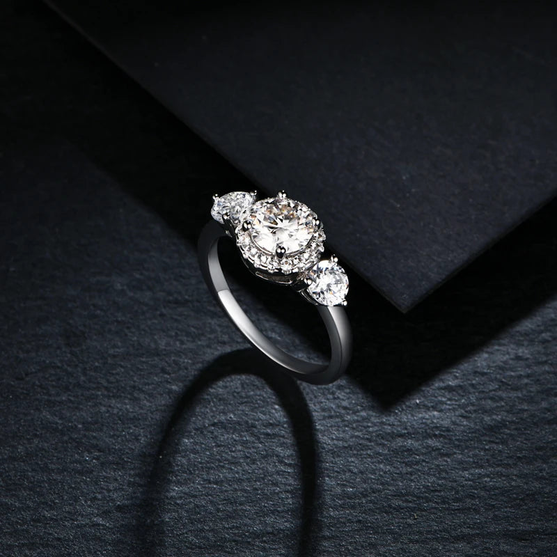 christina rossetti moissanite ring - 1 carat - oxford jewellery™