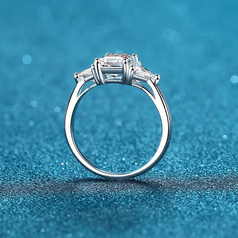 beatrix potter moissanite ring - 3 carat - oxford jewellery™