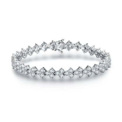 Britannia's Eternal Charm Moissanite Bracelet - Oxford Jewellery™