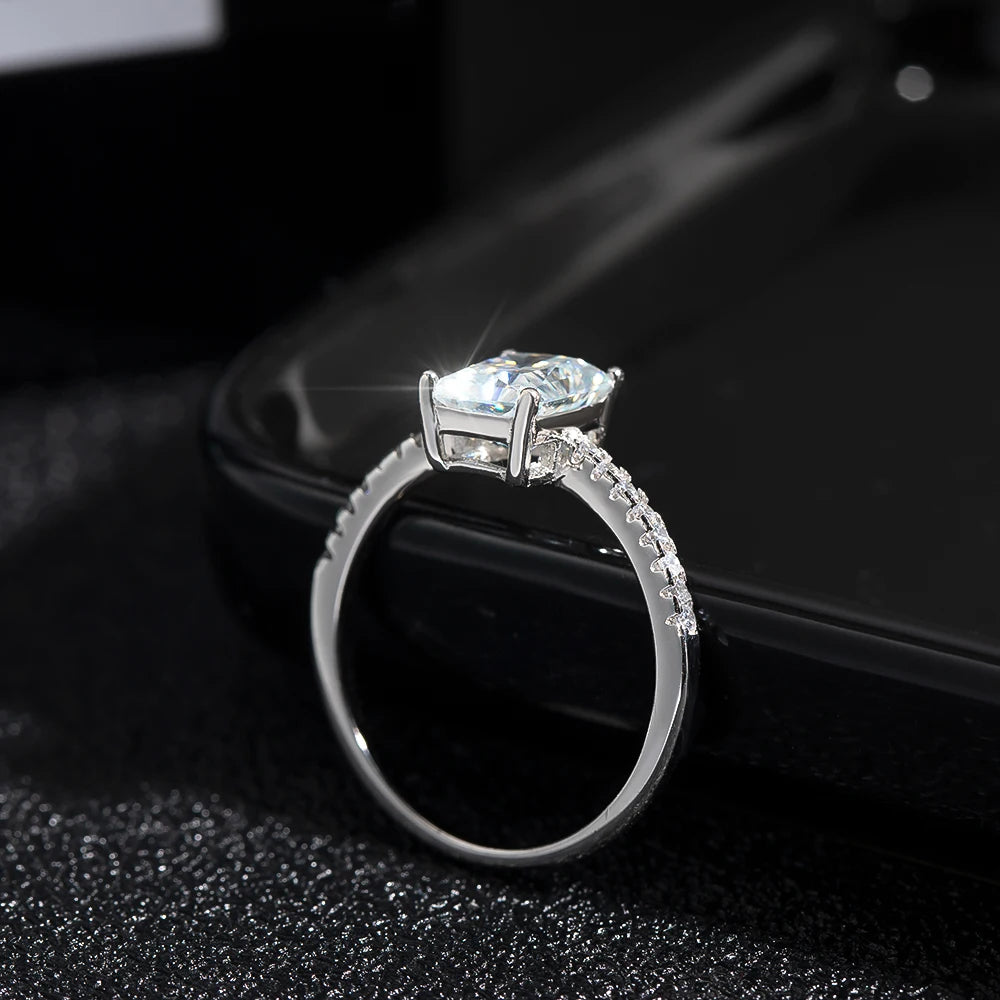 iris murdoch moissanite ring - 1+ carat - oxford jewellery™